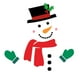 thumbnail image 1 of Imanes de nevera Sincero muñeco de nieve navideños pegatinas magnéticas impermeables, 1 of 8