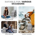 thumbnail image 5 of Simple Backpack for School Teenagers Aesthetic Backpack, School Backpack for College Women Men Bookbags for Teens, Lightweight Book Bags Waterproof Casual Daypack School Bag Gray, 5 of 9