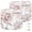Color 2, variant on Boho Drum Lampshades 13"x13"x10" Watercolor Floral Border Peach Coral Yellow Flowers Green Light Shade for Table Lamps Floor Lamp Shades Replacement Assembly Required