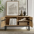thumbnail image 4 of Wampat 35.4" Modern TV Stand for TVs up to 50 Inch, Wood Entertainment Center, 4 of 8