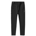 thumbnail image 3 of LIIPEE Mens Casual Pants Spring Summer Comfortable Breathable Slim Fit Solid Color Pants With Pockets Adult Versatile Daily Indoor Outdoor Pants,Black,30, 3 of 5