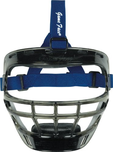 Smoke Game Face Mask-Size:Large,Strap Color:Royal Blue by Game Face
