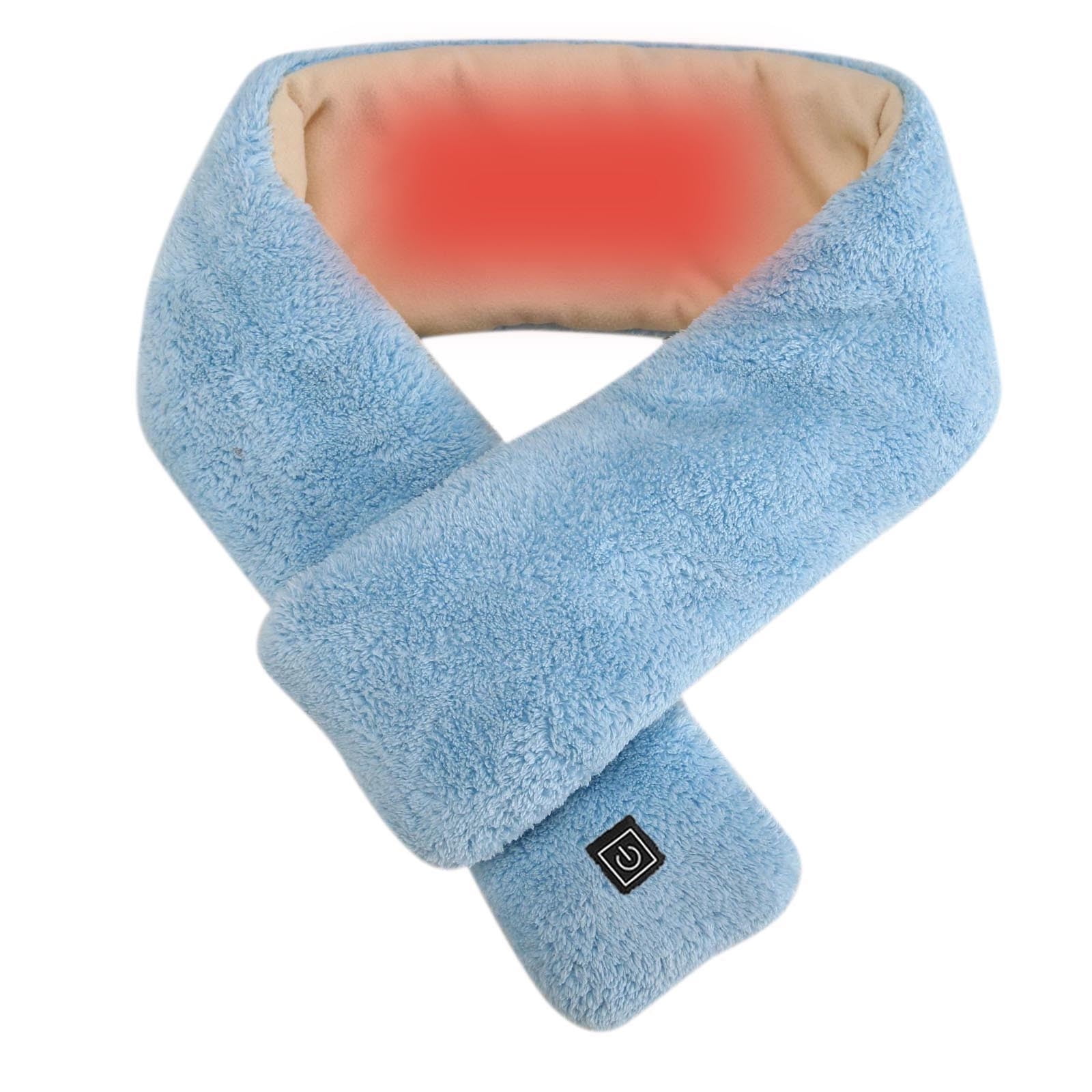 Rovga Womens Scarves & Wraps Heated Scarf With Neck Heating Pad