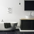 thumbnail image 3 of Stupell Industries Laundry Rating Five Star Bathroom Funny Word Design Wall Plaque by Daphne Polselli, 3 of 3