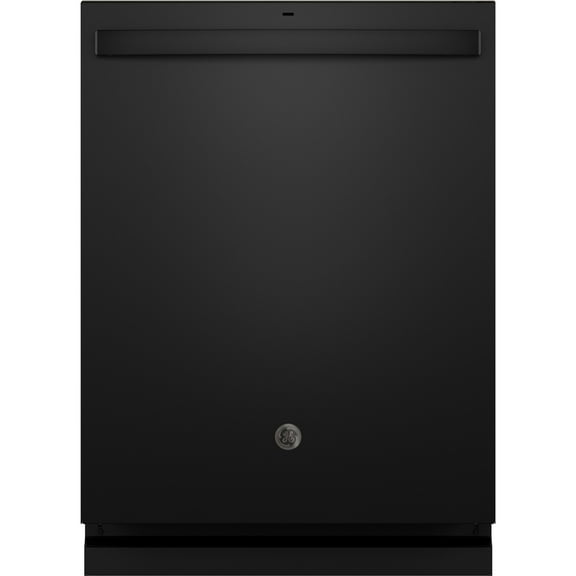 General Electric Top Control with Stainless Steel Interior Dishwasher with Sanitize Cycle In Black GDT670SGVBB