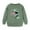 Green, variant on Utlike Boys Sweatshirt Kids Unisex Cartoon Animals Dinosaur Printed Round Neck Long Sleeved Pullover Loose Top For Kids Size 12 Months-24 Months