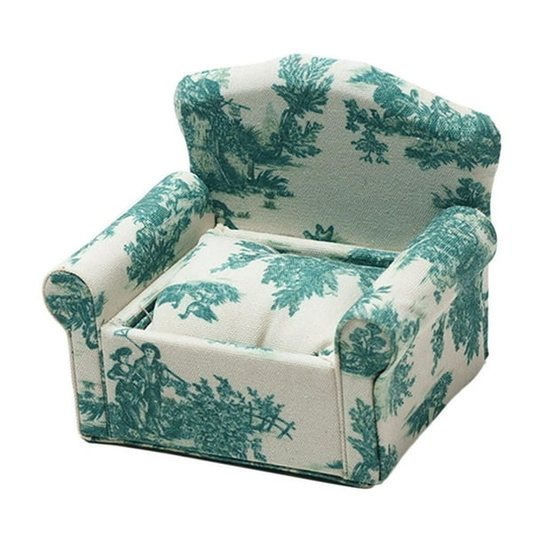 Expositor de relojes, soporte para joyas con almohada extraíble, soporte para relojes con forma de sofá Verde