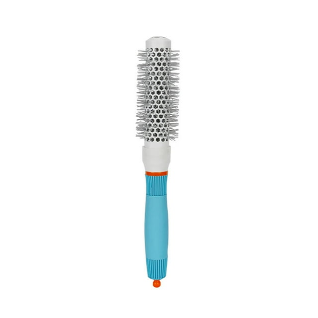 Graflsoa Brosse à Cheveux Ronde en Alliage d'Aluminium Léger avec Prise Antidérapante, Poils en Nylon pour Tous Types de Cheveux, Outil de Coiffage Résistant à la Chaleur, Plusieurs Tailles Disponibles (25#, 32#, 45#, 53#)
