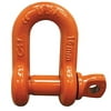 Screw Pin Chain Shackles, 1/2 in Bail Size, 3 Tons