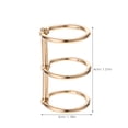 thumbnail image 2 of unbranded 6Ud Anillos Metálicos Dorados Para Encuadernado Con Material De Aleación Premium, 2 of 6