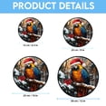 thumbnail image 5 of Amazon Parrot Ornament Christmas 2025, Amazon Parrot Stained Glass Hanging Window Decoration – Unique Glass Panel for Natural Light Display, 5 of 5