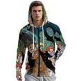 thumbnail image 2 of Scooby-Doo Zip Up Hoodie 3D Print Pullover Hooded Long Sleeve Sweatshirts Tops Blouse with Pocket for Mens Womens, 2 of 8