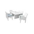 thumbnail image 2 of Miami Patio Rectangulaire Table à Manger 4 Fauteuils 2 Fauteuils, 2 of 2