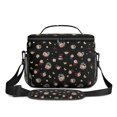 thumbnail image 2 of Lunch Box Pioneer Flower Floral Print Pattern Insulated Lunch Bag for Women Men,Medium Leakproof Lunchbox Cooler Bag Adjustable Strap,10 X 6.7 X 8 Inches, 2 of 6