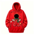 thumbnail image 2 of Christmas Pet Pouch Hoodie Men Women Long Sleeve Cute Graphic Loose Hooded Sweatshirt Pullover Tops Dog Cat Carrier Hoodie, 2 of 6
