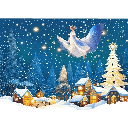 Nebula Voyager, Tidings of Joy, Enchanted Winter Night Fairy Postcard - Starry New Year's Eve, Peace, and Abundance, Harmonic Boxed Holiday Cards (Christmas Cards, Greeting Cards)