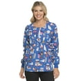 thumbnail image 6 of Dickies EDS Women Scrubs Warm Up Jacket, Snap Front Warm-Up, DK301, L, Unconditional Love, 6 of 6