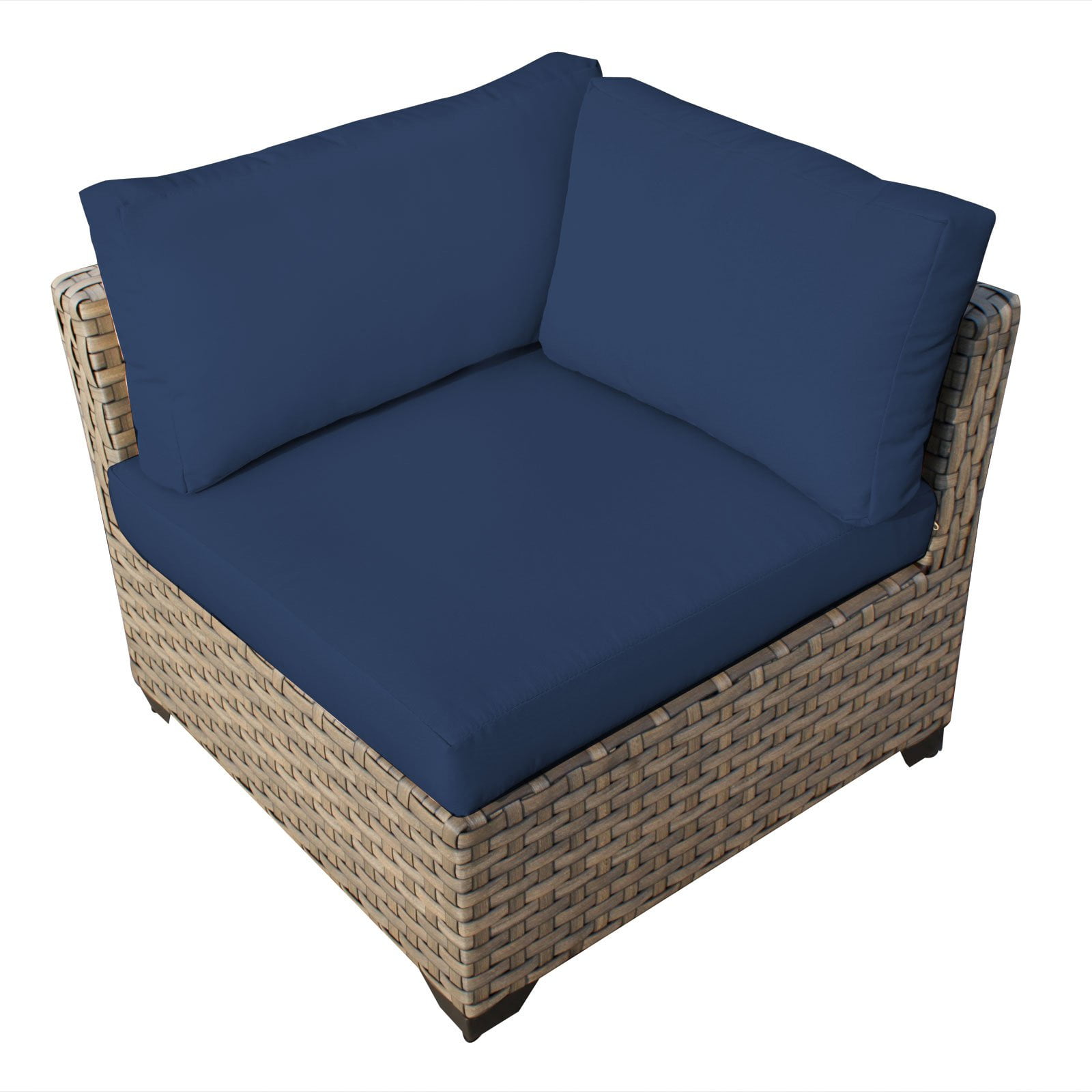TK Classics Monterey Outdoor Corner Chair with 2 Sets of Cushion Covers