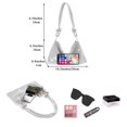 thumbnail image 2 of LEZMORE Women's Chic Evening Handbag Sparkly Crystal Clutch Purse Rhinestone Hobo Bags Shoulder Underarm Bag Silver, 2 of 14