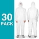 thumbnail image 2 of FURWEY Trajes Hazmat 30 paquetes de overoles desechables de cuerpo completo, 2 of 8
