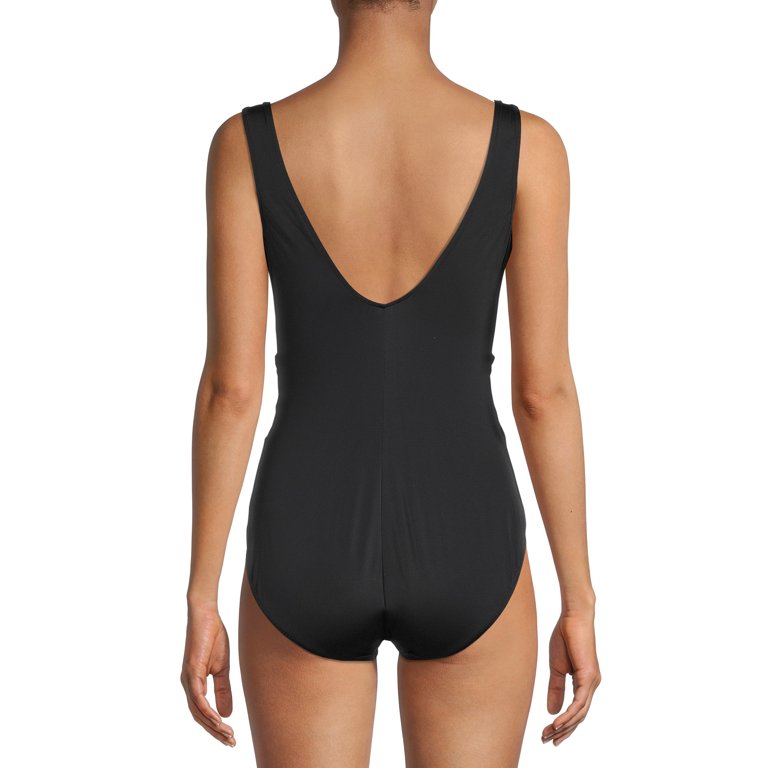 Suddenly Slim by Catalina Women s Karen Black Maillot One Piece