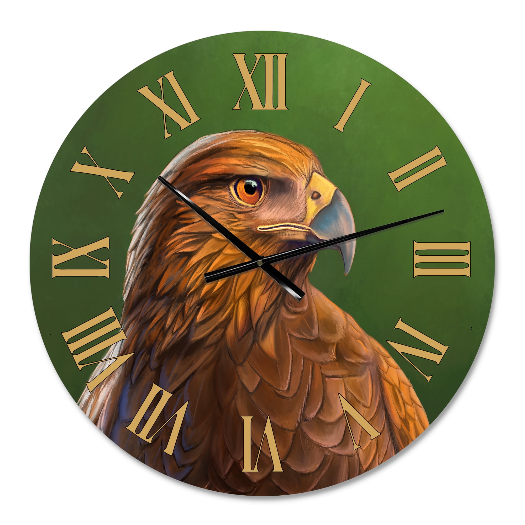 Designart 1 in Quartz Traditional Wall Clock