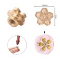 thumbnail image 2 of Sello de cera, reemplazo de cabeza de cobre, alivio 3D, cera de sellado Vintage, herramientas de Hobby DIY, 2 of 9