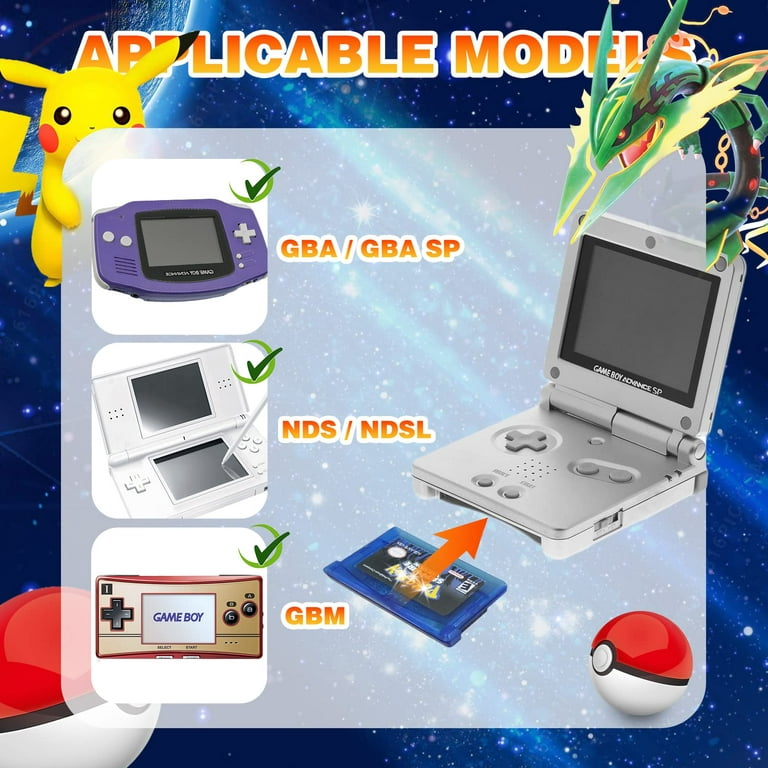Pokemon Series GBA Game 32-Bit Video Game Cartridge Console Card