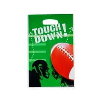 Aonity Football Gift Bag 10Pcs Red， Football Goodie Bags Football Bags Football Bags Football Birthday for Kids Rugby Sports Theme Candy Bags Bags Events Football Decorations