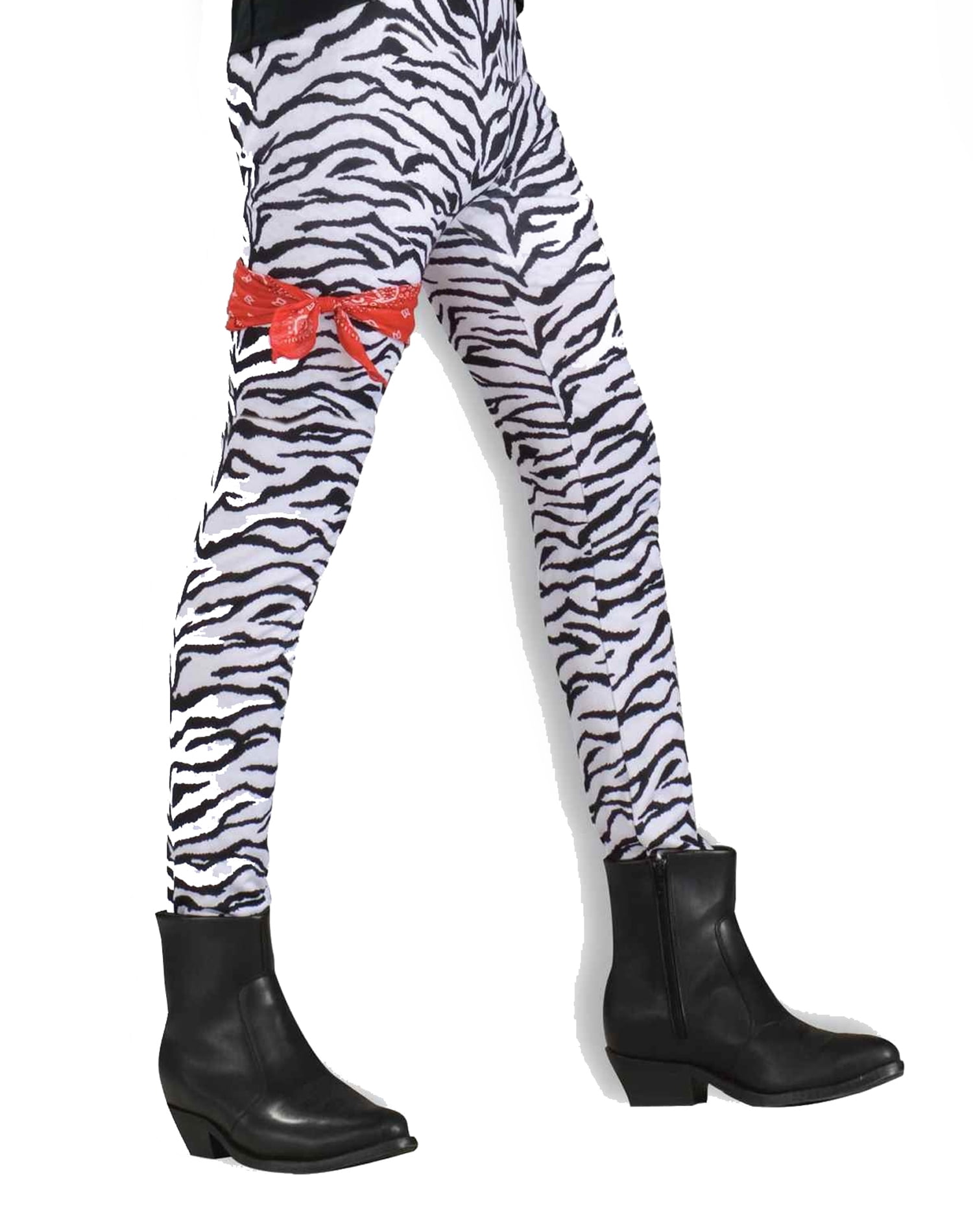 911Costume - White Zebra Stirrup Pants F62549 - Walmart.com - Walmart.com