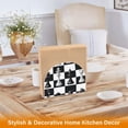 thumbnail image 5 of Grids with Chess Napkin Holder for Table Clear Napkin Stand Paper Holder Acrylic Organizer Dispenser Napkins for Dinner Kitchen Restaurant Room, 5 of 8