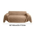 thumbnail image 3 of Luoshdecor Anti Slip Chair Sofa Cover,Jacquard Velvet Couch Slipcover for 2 Seater Couches with Armrest, Furniture Protector for Pets, 3 of 6