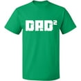 thumbnail image 2 of OXI T-Shirt - Dad Square, Basic Casual T-Shirt for Men's and Women Fleece T-Shirt Short Sleeve - Irish Green X-Large, 2 of 3