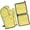 Lemon, variant on Lemon Kitchen Oven Mitt and Pot Holder Sets 2 Pcs for Baking, Cooking and Grilling, Heat Resistant Up To 392 °F