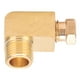 thumbnail image 2 of Oil Pipe Fitting Elbow Brass Rectangular Square Block Connector Adapter for Pipe ConnectionPL418, 2 of 5