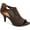 Gray, variant on STYLE & COMPANY Womens Gray Side Cutouts Perforated Padded Haddiee Round Toe Kitten Heel Zip-Up Shootie 7.5 M