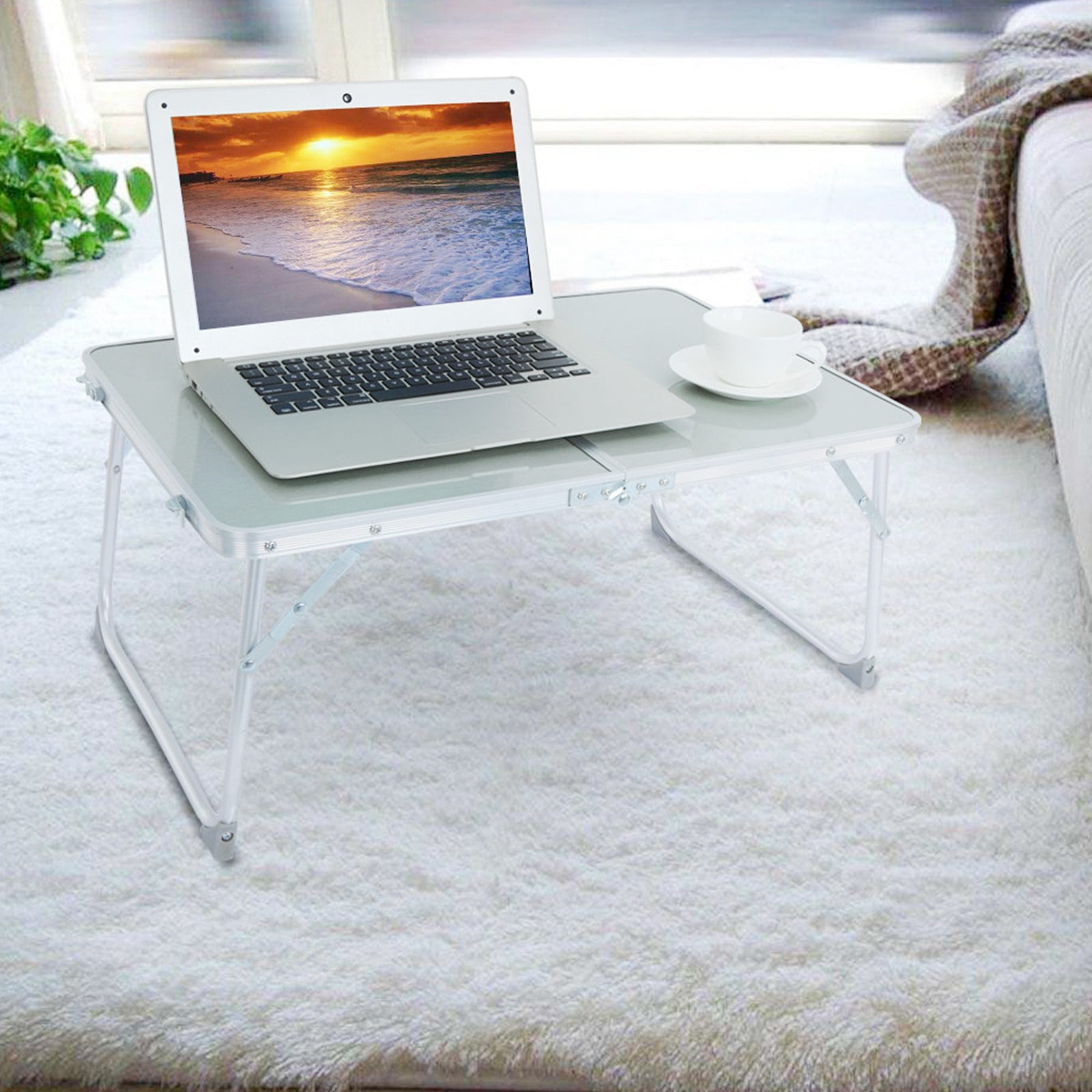 Large Bed Tray Foldable Portable Multifunction Laptop Desk Laptop Table USA 