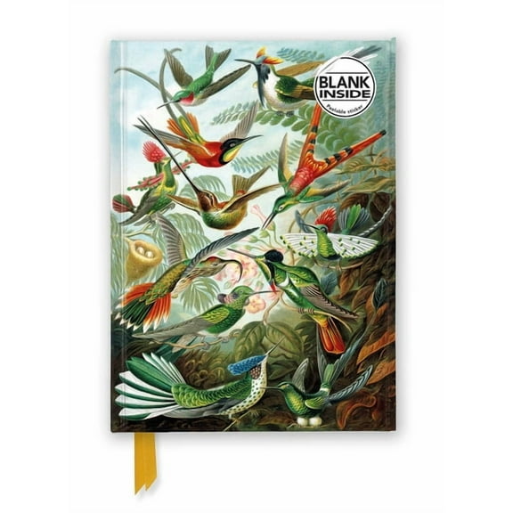 Flame Tree Blank Notebooks Ernst Haeckel: Hummingbirds (Foiled Blank Journal), (Hardcover)
