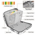 thumbnail image 4 of Haosy Accordion File Organizer Zipper Binder 500 Sheet 6-Tab Expanding File Folder Multi-Pocket 1.2 Inch 3 Ring Pizza Burger Fruit Line, 4 of 7
