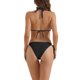 thumbnail image 3 of Conjuntos de bikini de triángulo para mujer de 2 piezas con lazo en la espalda, parte inferior de triángulo, trajes de baño, color negro mediano, 3 of 5