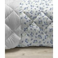 thumbnail image 3 of Retro Down Alternative Comforter, White Polka Dots on Blue Background Romantic Classical Vintage Style Pattern, Microfiber Quilt for All Season, 5 Sizes, Violet Blue White, by Ambesonne, 3 of 3