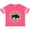 Football Pink and White, variant on Inktastic Buffalo Cute Western Pattern Boys or Girls Toddler T-Shirt