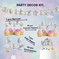 thumbnail image 2 of Kit de decoración para fiesta temática de dragón DazzleDaisy para baby shower, 35 piezas, 2 of 6