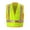 Lime, variant on 2W International 8048OC-2 XL Class 2 Zipper Front Oralite High-Viz Vest, Lime - Extra Large