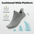 thumbnail image 6 of FitVille Extra Wide Mens Slip on Walking Shoes with Arch Support Sneakers for Men, 6 of 6