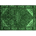thumbnail image 1 of Ahgly Company Indoor Rectangle Persian Emerald Green Traditional Area Rugs, 7' x 10', 1 of 4