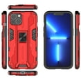 thumbnail image 1 of SaniMore for iPhone 14 6.1" 2022 Case with Hidden Bracket, Manetic Car Mount Hybird Heavy Duty Protective Tri-layer Shockproof Drop-proof Cover  For iPhone 14 6.1" 2022, Red, 1 of 7