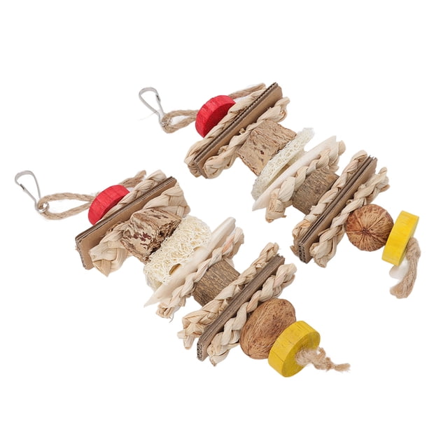 Juguete para masticar loro, hueso de sepia, juguetes para masticar pájaros, juguete de madera para masticar loros, juguetes de madera para loros, durabilidad probada en el tiempo