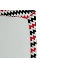 thumbnail image 2 of Ambesonne Abstract Fitted Sheet, Zigzag Chevron Lines Art, Queen Size, Vermilion White, 2 of 2