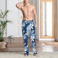 thumbnail image 4 of KLL Mens Pajama Pants for Men,Mens Lounge Pants,Funny Gifts for Men,Men's Pajama Bottoms-Flower, 4 of 5
